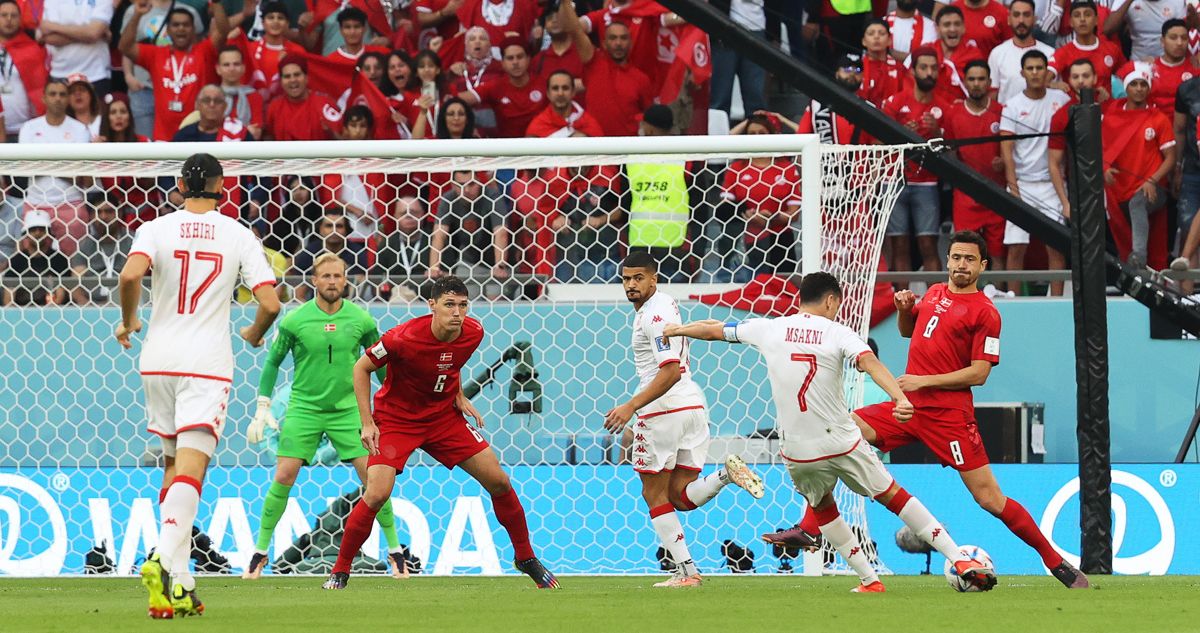 Dinamarca vs Túnez.