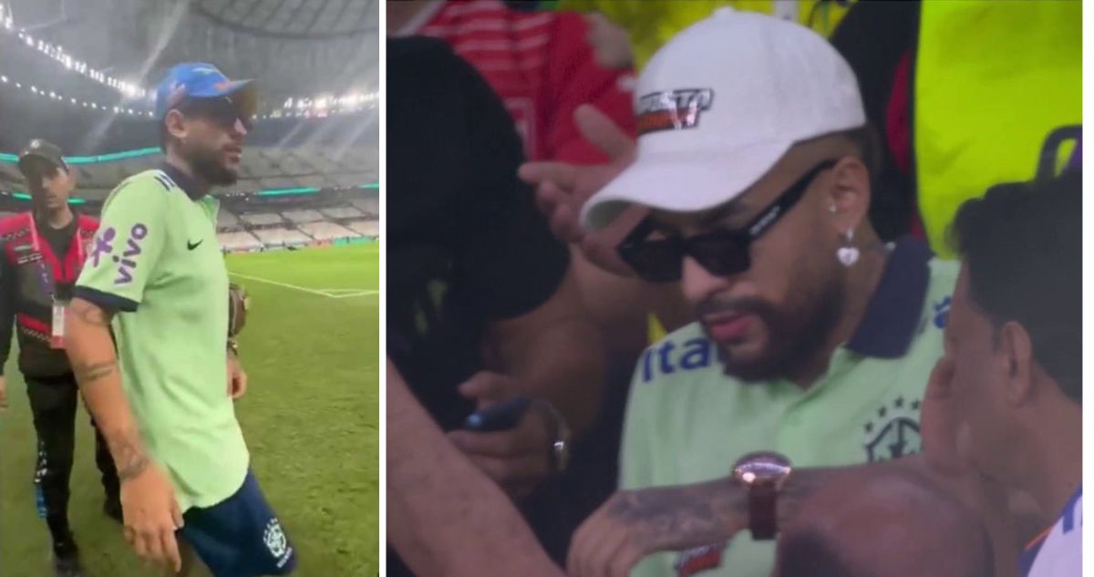 El doble de Neymar Jr que se pasea por las calles de Qatar.