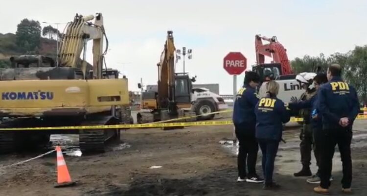 Ataque incendiario en obras del nuevo puente ferroviario
