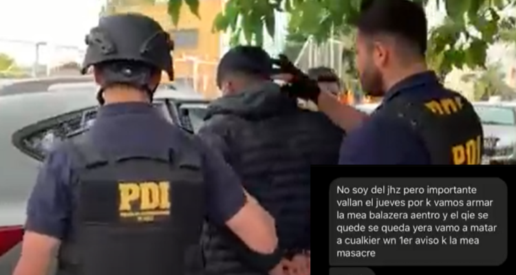 En prisión preventiva queda acusado de amenazar con masacre en colegio de La Pintana