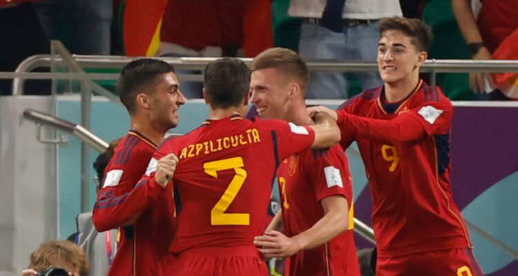 España está venciendo a Costa Rica en Mundial