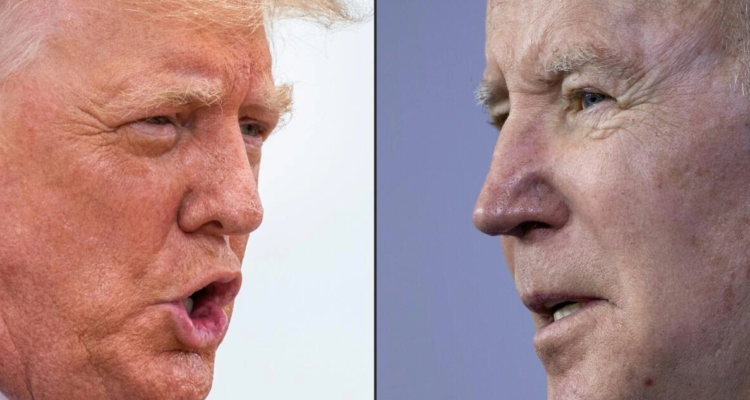 Donald Trump y Joe Biden.