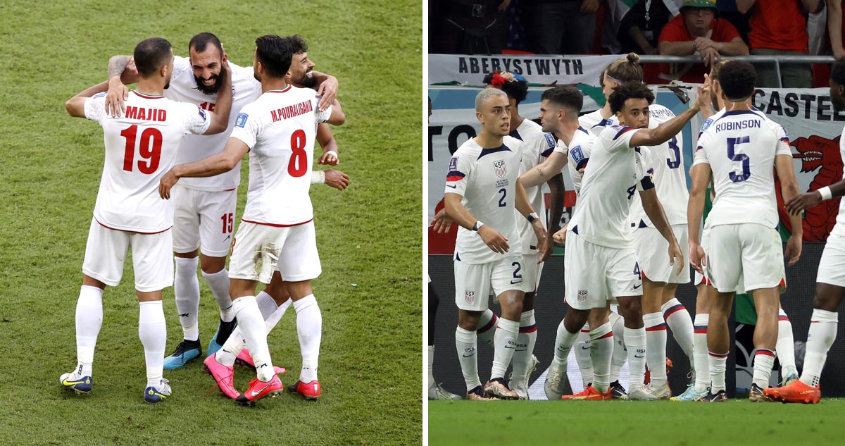 Estados Unidos e Irán juegan este martes, pero ya se enfrentan fuera de la cancha,