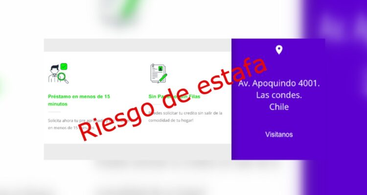 Aseguran tener oficina en Las Condes: Aparecen 2 nuevas entidades que estafarían ofreciendo créditos