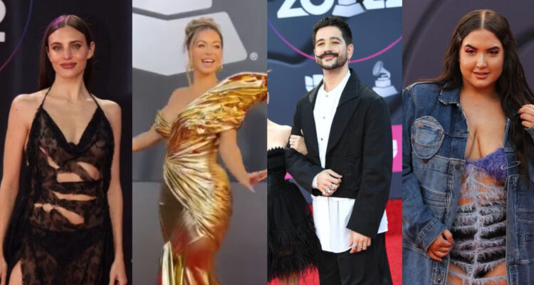 Algunos de los looks más llamativos en la alfombra roja de los Latin Grammy.