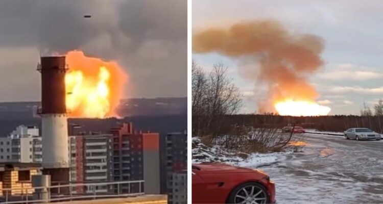 Explosión de gasoducto en Rusia, en San Petersburgo