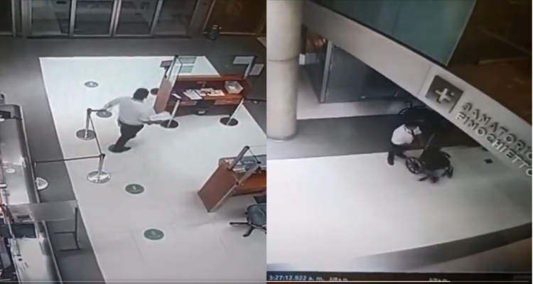 Guardia en supuesto fenómeno paranormal con paciente