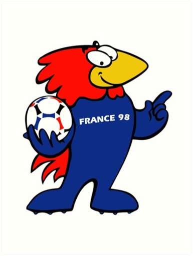 Footix, la mascota del mundial de Francia 98