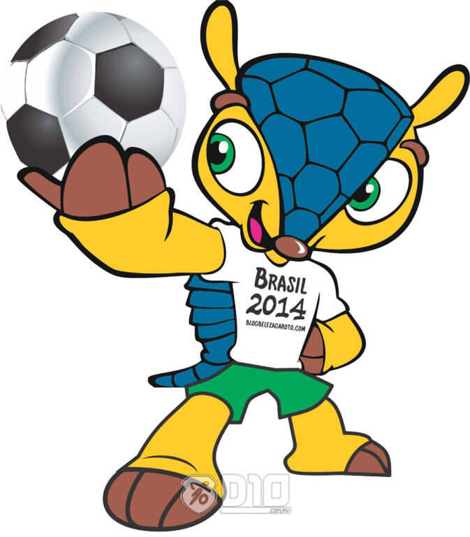 Fuleco, la mascota del Mundial de Brasil 2014