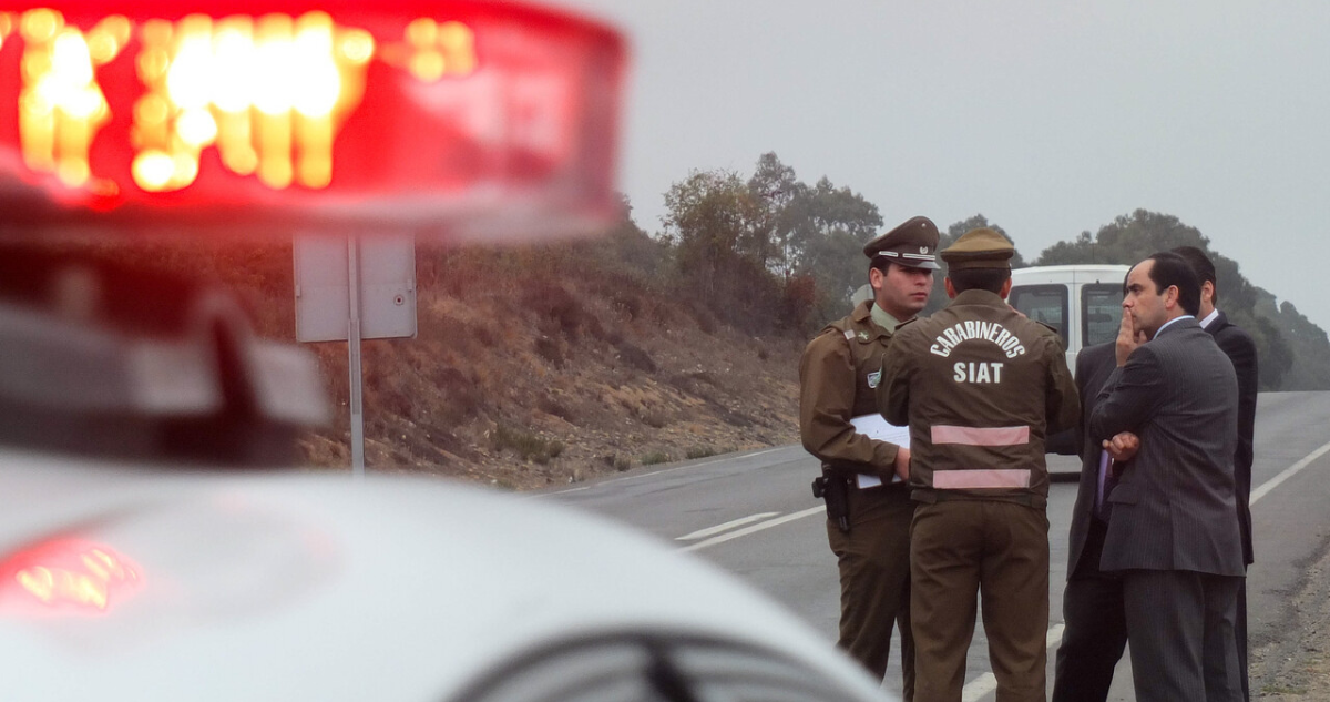 Funcionario PDI quedó grave tras chocar en ruta Cabrero
