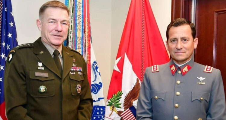 Comandante en jefe Iturriaga visitó a Ejército de EE.UU: inspeccionó misiones militares de Chile