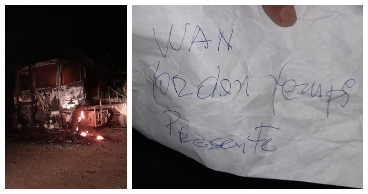 Ataque incendiario en Cobquecura