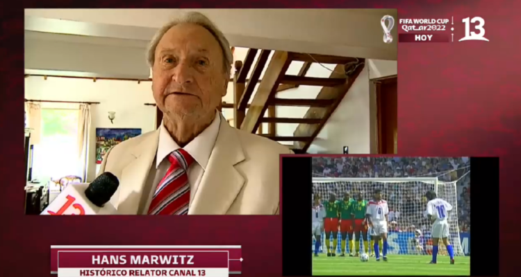 Histórico Hans Marwitz reaparece en TV y aconseja a relatores de Qatar 2022: "Háganlo con cariño"