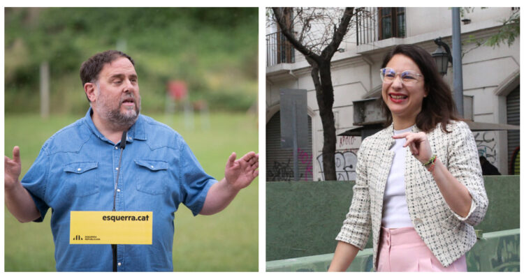 Alcaldesa Hassler recibe al líder independentista catalán Junqueras durante visita a Chile