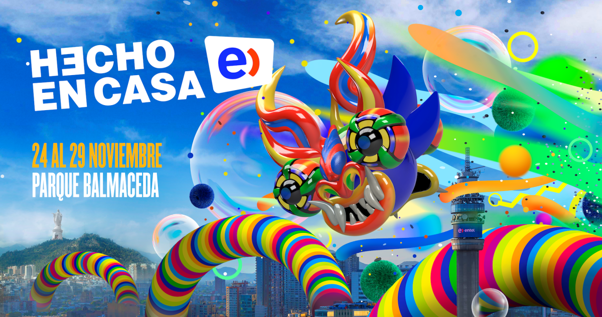Festival Hecho en Casa Entel vuelve a tomarse las calles de Santiago