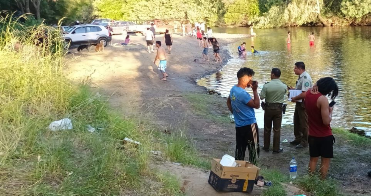 Hombre murió ahogado en concurrido balneario de Angol