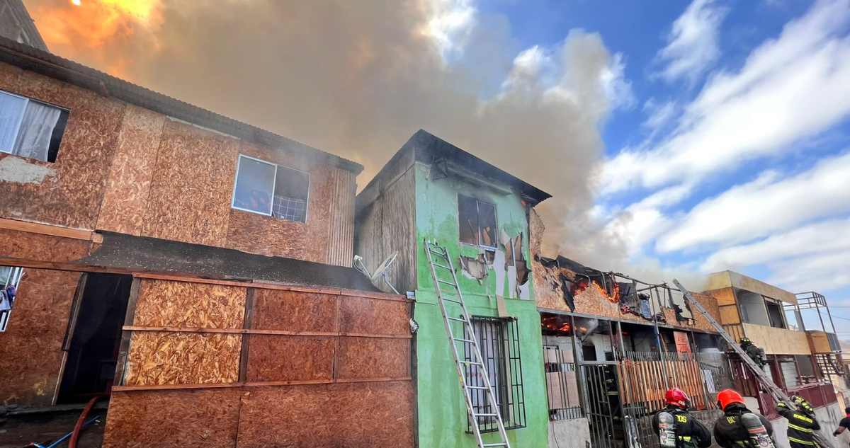 incendio en Antofagasta