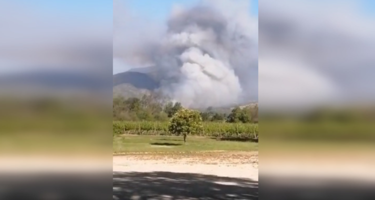 incendio forestal Melipilla