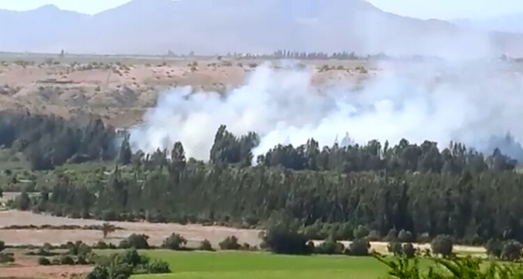 Declaran Alerta Roja por incendio forestal en Ovalle