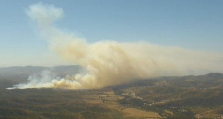 Incendio forestal Quilpué