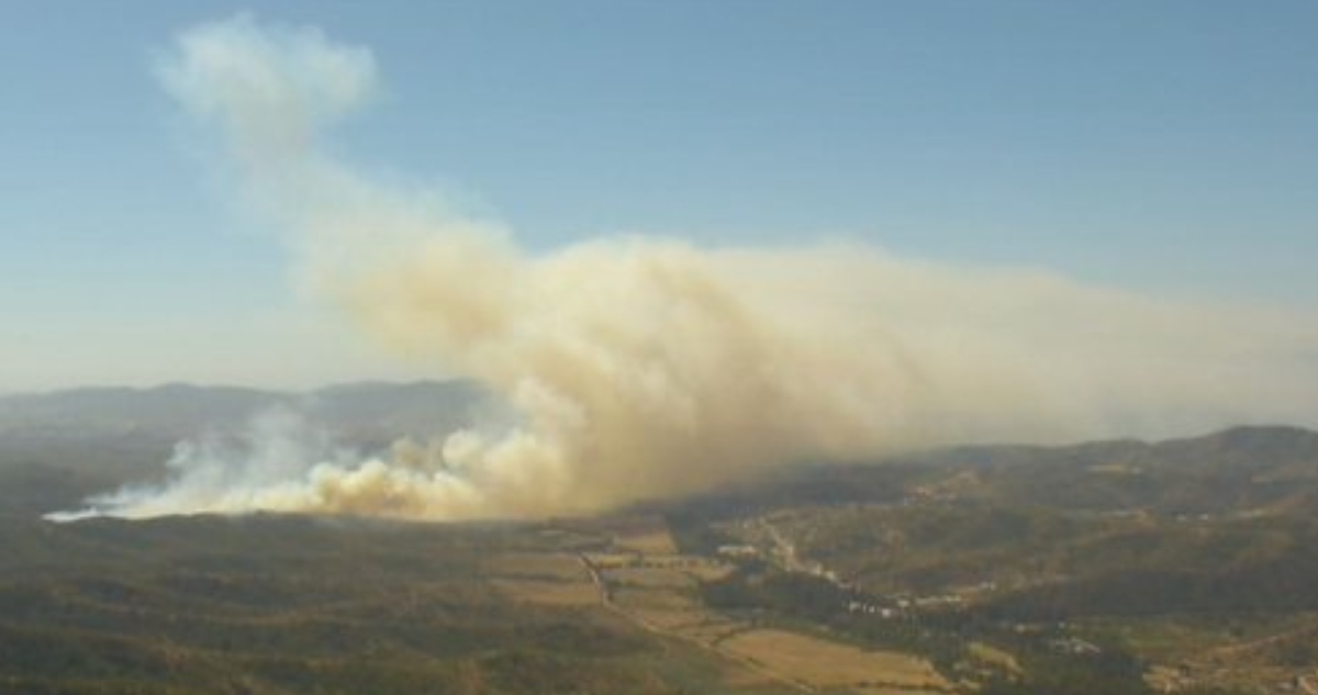 Incendio forestal Quilpué