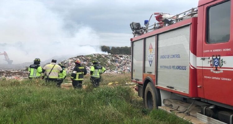 incendio vertedero Curaco Osorno