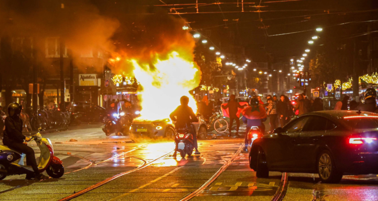Se registran incidentes en Bélgica tras la derrota ante Marruecos.