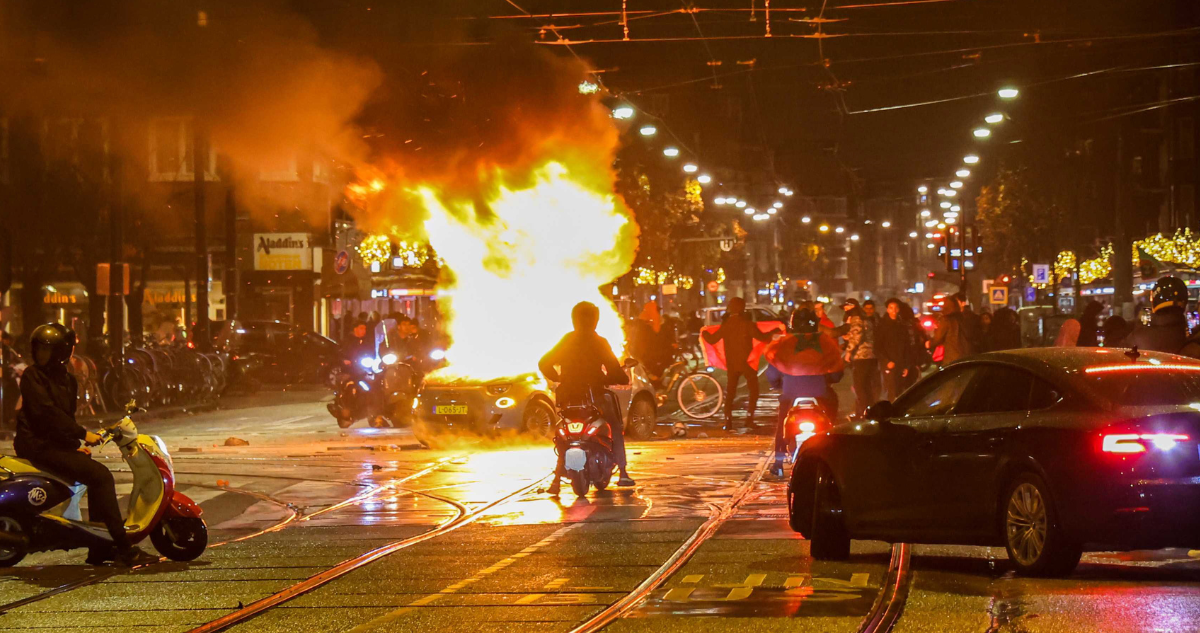 Se registran incidentes en Bélgica tras la derrota ante Marruecos.