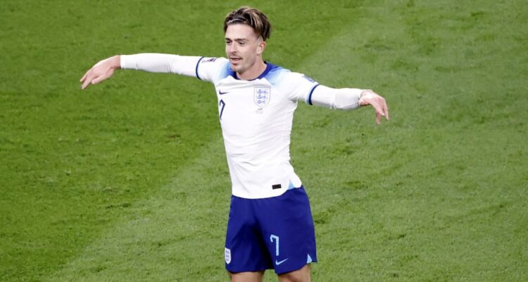 Jack Grealish realizó una particular celebración en la goleada ante Irán.