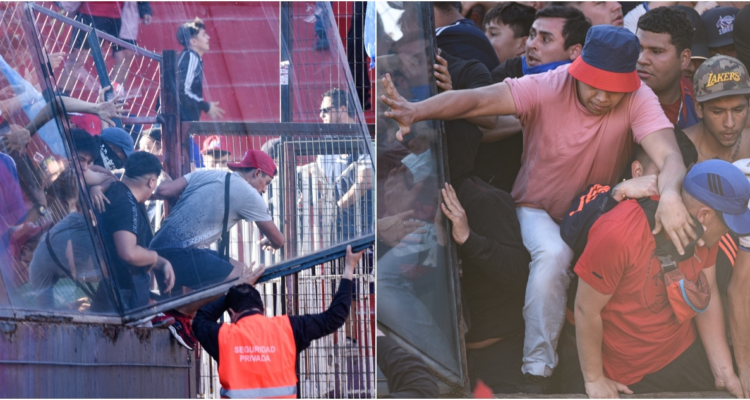 Disturbios en el Santa Laura.