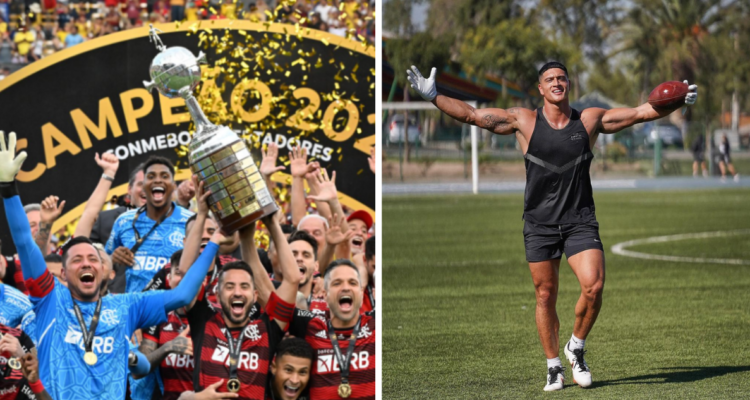 Copa libertadores (izquierda) y Sammis Reyes (Derecha). Teletón reemplaza remate por lucatón