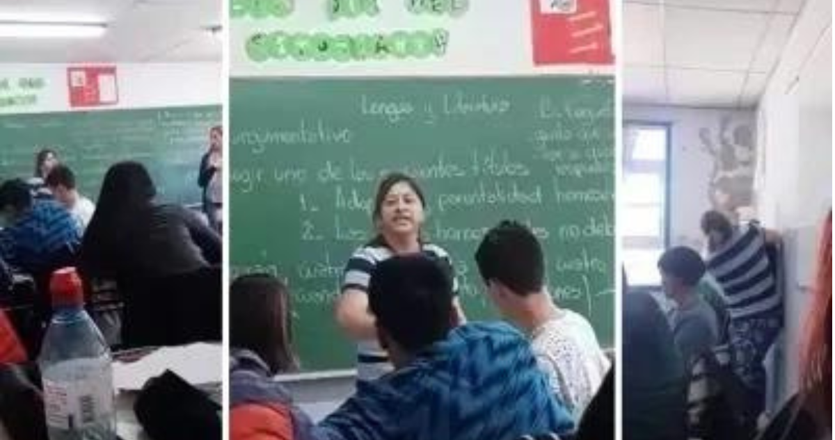Madre golpea a alumno por bullying