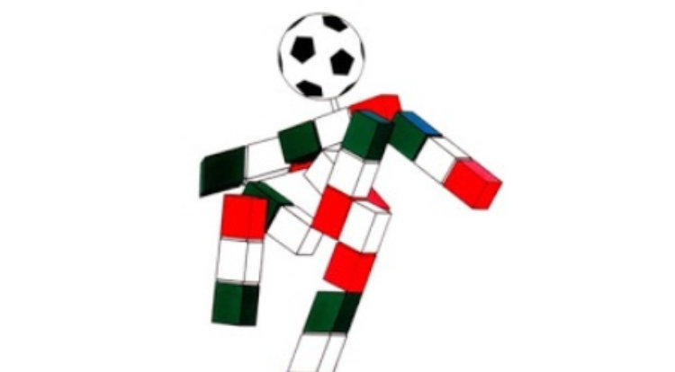 Ciao, la mascota oficial del Mundial de Italia 90