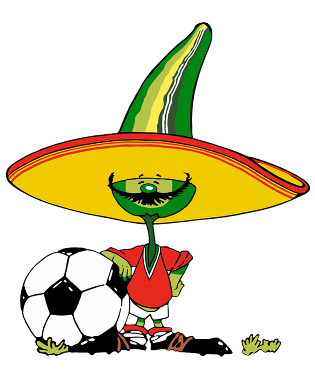 Pique, la mascota oficial del Mundial de México 86