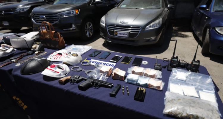 millonarios robos en la región Metropolitana