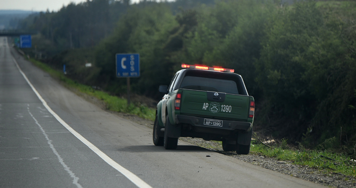 Trabajador de empresa contratista del MOP sufre violento robo en ruta entre Cañete y Tirúa