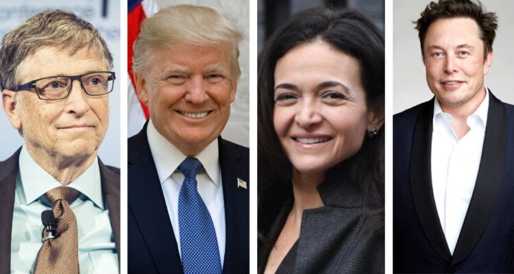 Los multimillonarios más queridos y odiados del mundo según estudio con Inteligencia Artificial (IA)