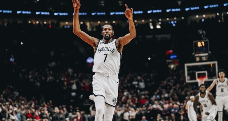 NBA: Nets superaron a los Blazers en un ajustado duelo.