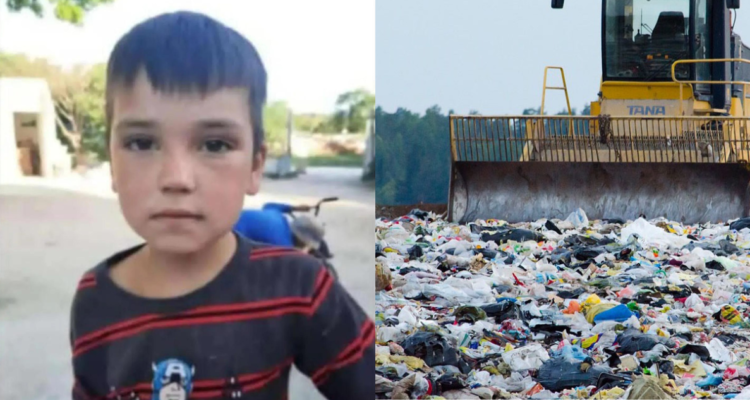 Niño muere en vertedero