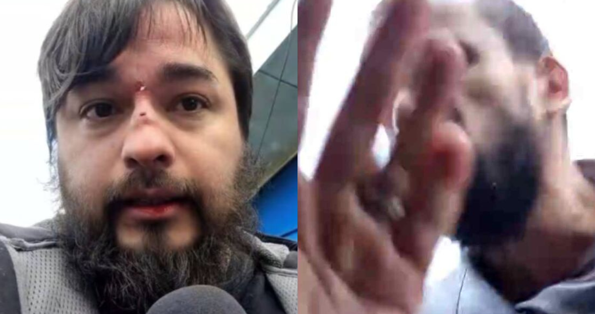 Golpiza a notero en Aysen