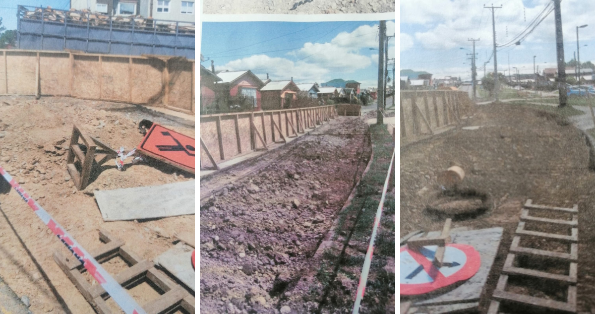 Vecinos de Rahue Alto en Osorno denuncian daños y deterioros por obras de empresa Martabid
