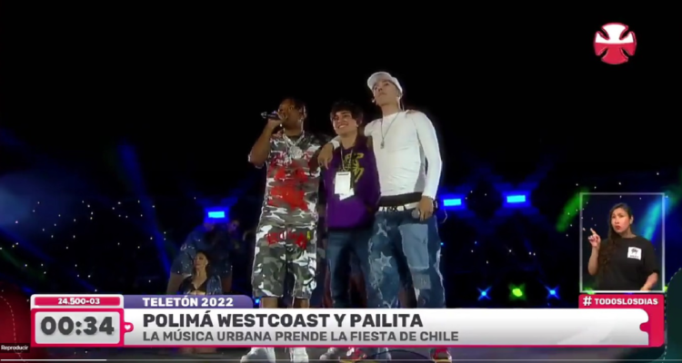 Polimá y Pailita en Teletón