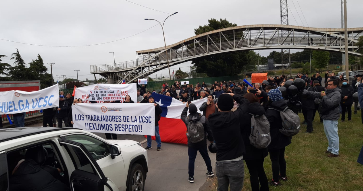 Paro en UCSC de Concepción