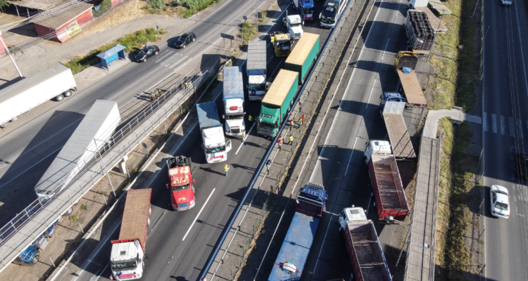 partes camioneros Valparaíso