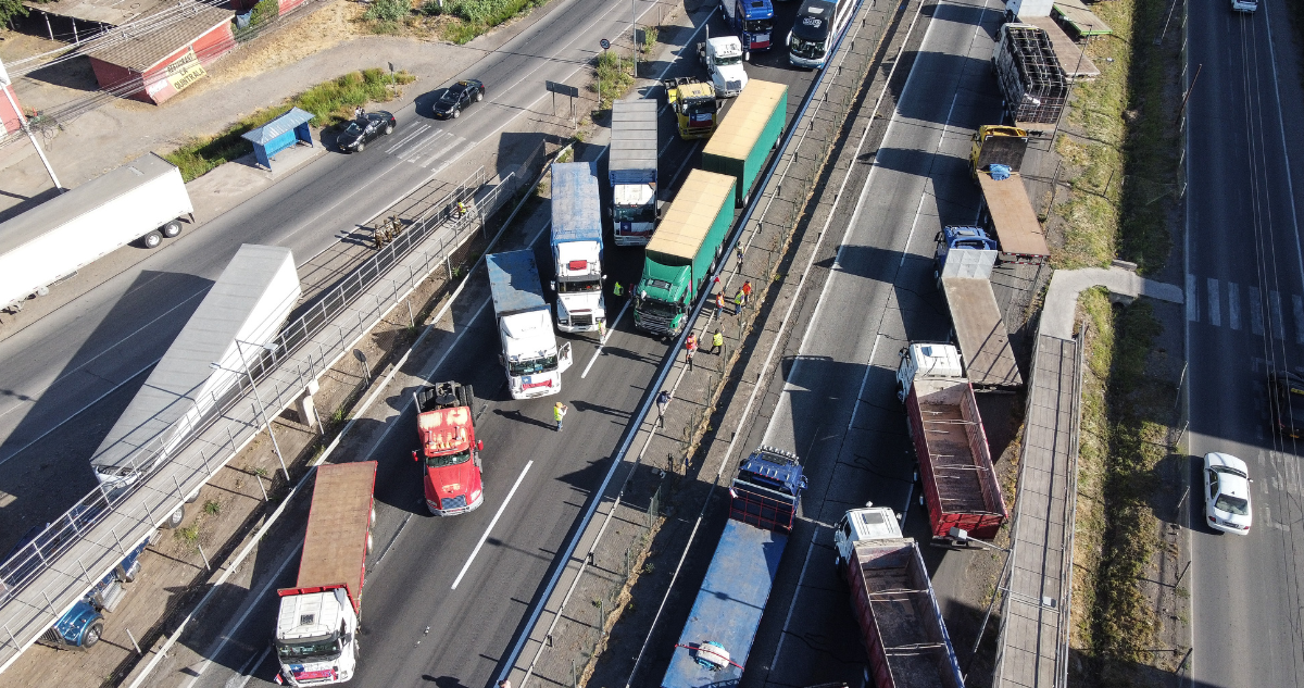 partes camioneros Valparaíso