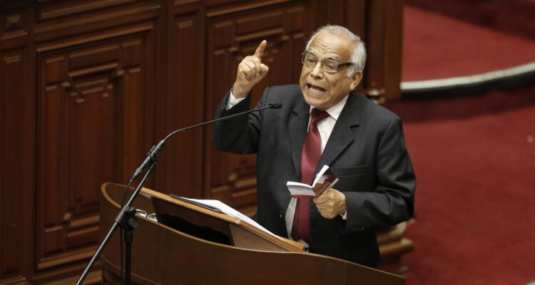 El renunciado primer ministro de Perú, Aníbal Torres.