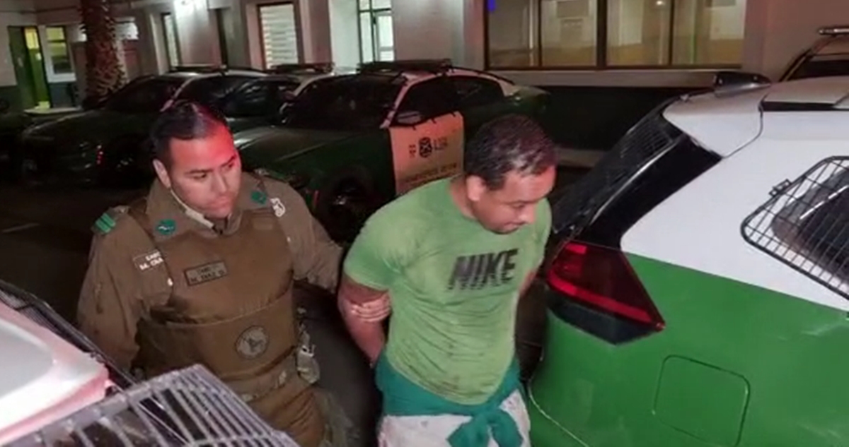 Persecución policial tras robo en servicentro dejó un detenido en la zona sur de la capital