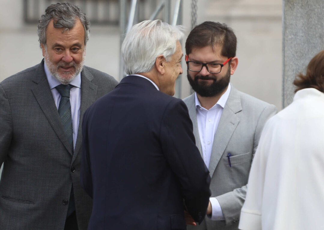 Boric y Piñera en La Moneda