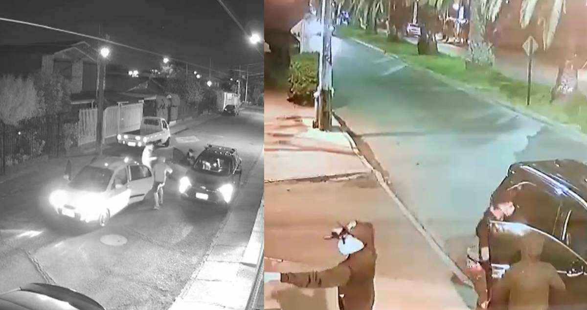Investigan dos portonazos con minutos de diferencia en Maipú