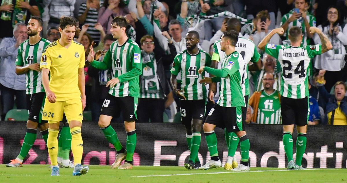 Real Betis goleó al HJK Helsinki por Europa League.